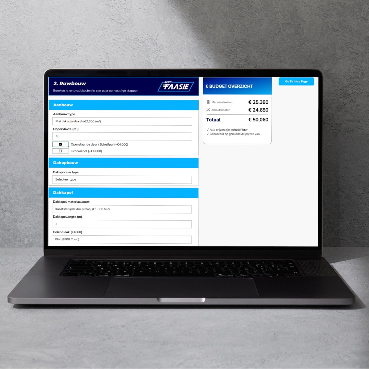 Renofaasie budgetplanner